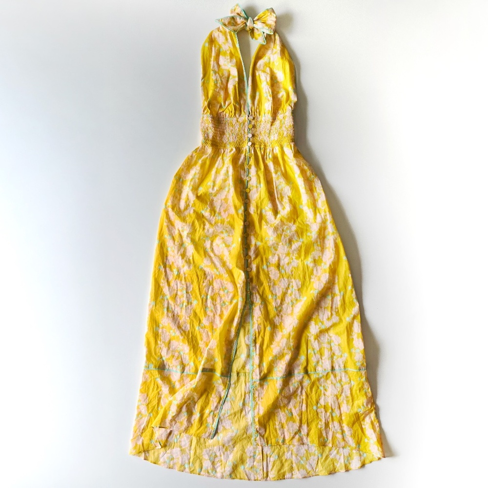 Shoshanna Halter Floral Dress